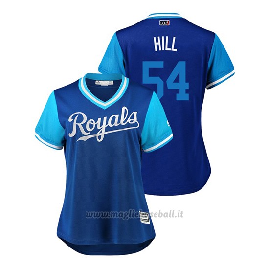 Maglia Baseball Donna Kansas City Royals Tim Hill 2018 Llws Players Weekend Hill Royal